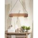 Pendule, Lustre suspendate - Lustra eco din bambus Bhutan cilinder 85cm, nat