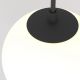 Pendule, Lustre suspendate - Pendul LED design tehnic Luna negru, 4000K