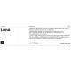 Pendule, Lustre suspendate - Pendul LED design tehnic Luna negru, 4000K