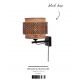 Aplice, corpuri de iluminat pentru pereti - Aplica de perete eco din bambus Bhutan/Shade 2520 bl/nat, bl