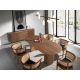 Mese dining - Masa dining design LUX din furnir de nuc 240cmx105cm