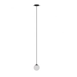 Pendule, Lustre suspendate - Pendul LED incastrabil design tehnic Luna negru, 3000K