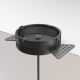 Pendule, Lustre suspendate - Pendul LED incastrabil design tehnic Luna negru, 3000K