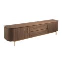 Comoda TV moderna design LUX Wood and Gold