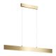 Pendule, Lustre suspendate - Lustra LED suspendata design modern Step auriu 23W