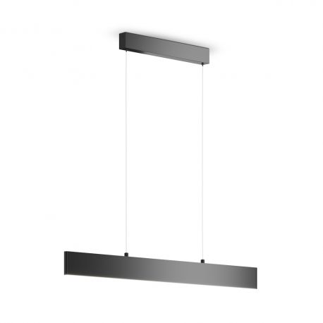 Pendule, Lustre suspendate - Lustra LED suspendata design modern Step negru 23W 4000K