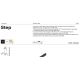 Pendule, Lustre suspendate - Lustra LED suspendata design modern Step negru 23W 4000K