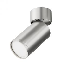 Aplice cu Spot - Aplica de perete / tavan directionabila design tehnic Focus S argintiu mat
