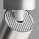 Aplice cu Spot - Aplica de perete / tavan directionabila design tehnic Focus S argintiu mat