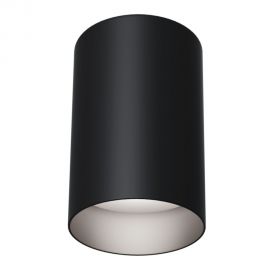 Plafoniere cu spoturi, Spoturi aplicate - Spot aplicat design tehnic Slim negru 8,5cm