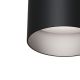 Plafoniere cu spoturi, Spoturi aplicate - Spot aplicat design tehnic Slim negru 8,5cm