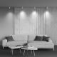 Plafoniere cu spoturi, Spoturi aplicate - Spot aplicat, plafoniera pentru baie design modern IP65 Zoom alb 6,5cm