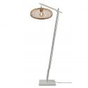 Lampadar eco din bambus Cango S white/40x20 nat