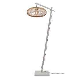 Lampadare - Lampadar eco din bambus Cango S white/40x20 nat