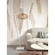 Lampadare - Lampadar eco din bambus Cango S white/40x20 nat