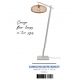 Lampadare - Lampadar eco din bambus Cango S white/40x20 nat