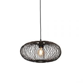 Pendule, Lustre suspendate - Lustra/Pendul eco din bambus Cango S 40x20, bl