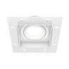 Spot incastrabil directionabil design tehnic Atom alb 13x13cm