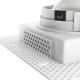 Plafoniere cu spoturi, Spoturi aplicate - Spot incastrabil directionabil design tehnic Atom alb 13x13cm