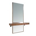 Oglinda de perete verticala cu raft tip consola Alline