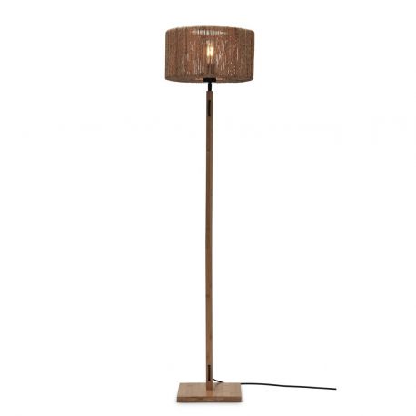 Lampadare - Lampadar eco din bambus si iuta Iguazu straight nat/30x16, nat