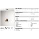 Pendule, Lustre suspendate - Pendul Loft 30cm