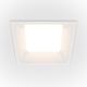 Plafoniere cu spoturi, Spoturi aplicate - Spot LED incastrabil design tehnic Okno alb 11x11cm 3000K