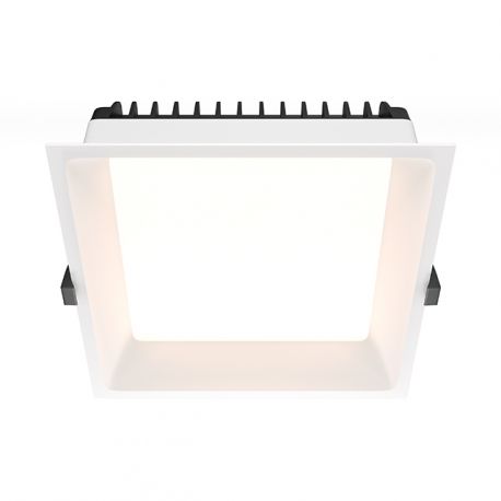 Plafoniere cu spoturi, Spoturi aplicate - Spot LED incastrabil design tehnic Okno alb 17x17cm 4000K