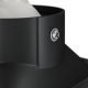 Plafoniere cu spoturi, Spoturi aplicate - Spot incastrabil design tehnic Dot negru 11,2x11,2cm