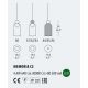 Pendule, Lustre suspendate - Lustra, Pendul LED design Art Deco MEMORIA