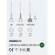 Pendule, Lustre suspendate - Lustra, Pendul LED design Art Deco MEMORIA