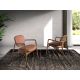 Scaune - Scaun modern design italian Walnut Earth