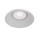 Spot incastrabil design tehnic Dot alb 9,3cm