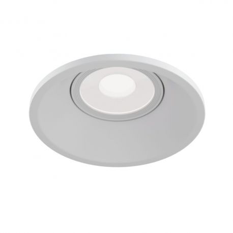 Plafoniere cu spoturi, Spoturi aplicate - Spot incastrabil design tehnic Dot alb 9,3cm