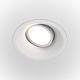Plafoniere cu spoturi, Spoturi aplicate - Spot incastrabil design tehnic Dot alb 9,3cm