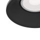 Plafoniere cu spoturi, Spoturi aplicate - Spot incastrabil design tehnic Dot negru 9,3cm