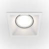 Spot incastrabil design tehnic Dot alb 9x9cm