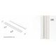 Accesorii iluminat - Accesoriu, Profil liniar incastrabil tavan/perete fals pentru benzile cu LED, Slot rec trim D25, 200cm