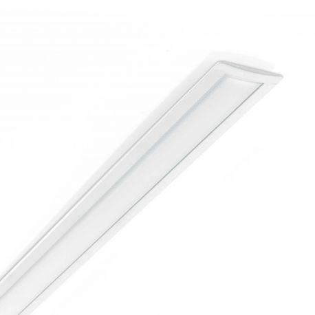 Accesorii iluminat - Accesoriu, Profil liniar incastrabil tavan/perete fals pentru benzile cu LED, Slot rec trim D25, 200cm