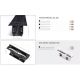 Accesorii iluminat - Sina trifazata neagra TRACK ZZ 3m