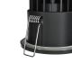 Iluminat pentru baie - Spot LED incastrabil dimabil pentru baie design tehnic IP65 Zoom negru 4000K