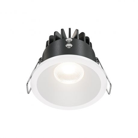 Iluminat pentru baie - Spot LED incastrabil pentru baie design tehnic IP65 Zoom alb 4000K
