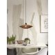 Pendule, Lustre suspendate - Lustra/Pendul eco din iuta Iguazu S disc 40cm, nat