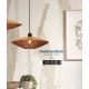 Pendule, Lustre suspendate - Lustra/Pendul eco din iuta Iguazu S disc 40cm, nat