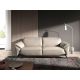 Canapele - Canapea 3 locuri eleganta, design italian Cowhide leather taupe grey