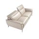 Canapele - Canapea 3 locuri eleganta, design italian Cowhide leather taupe grey