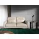Canapele - Canapea 2 locuri eleganta, design italian Cowhide leather taupe grey