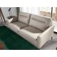 Canapele - Canapea 2 locuri eleganta, design italian Cowhide leather taupe grey