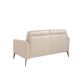 Canapele - Canapea 2 locuri eleganta, design italian Cowhide leather taupe grey