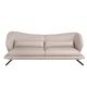 Canapele - Canapea 3 locuri eleganta cu spatar original Cowhide leather taupe grey